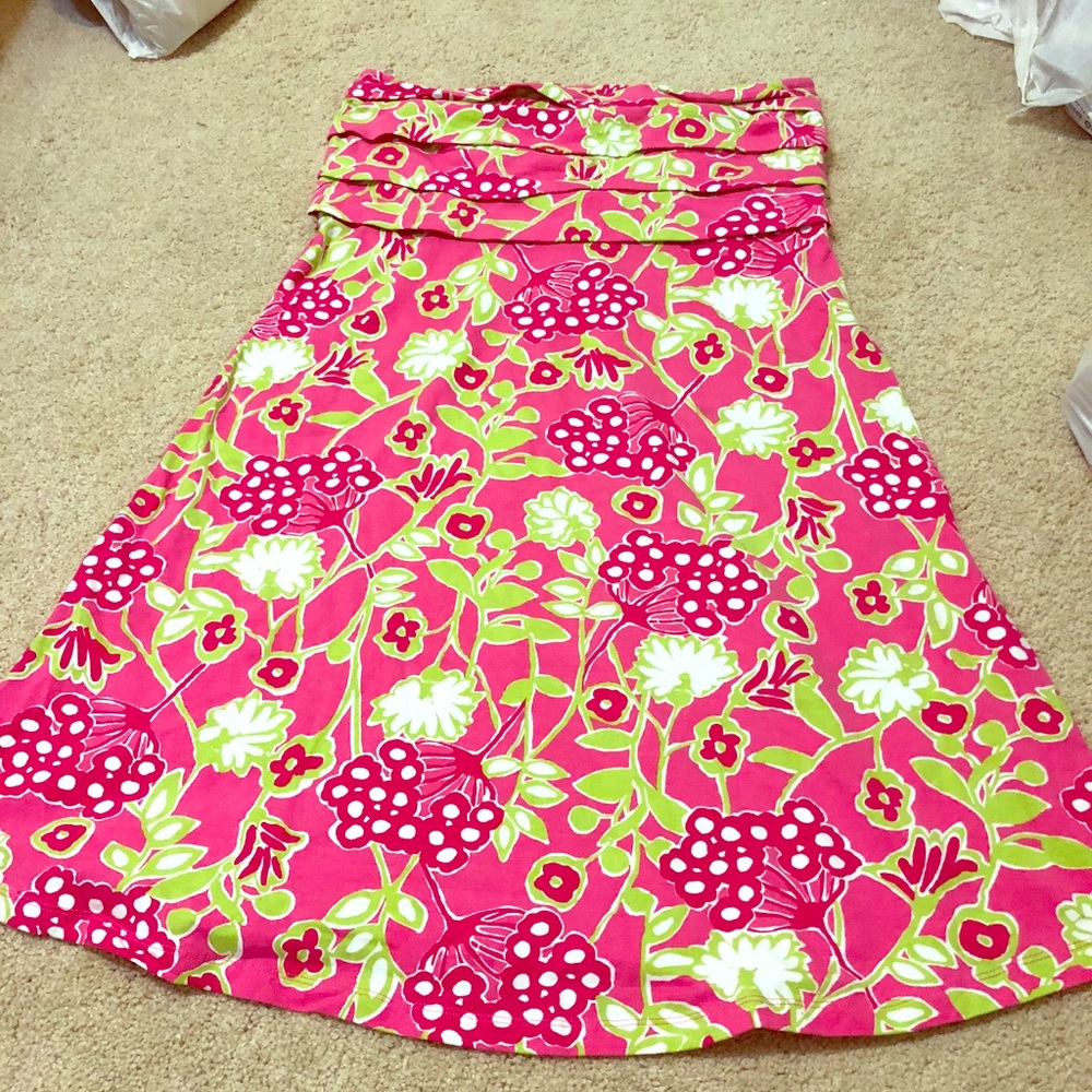 Lilly Pulitzer strapless dress